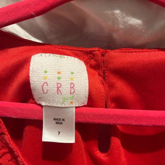 CRB Dress with Lace accents sz7 - Picture 2 of 5